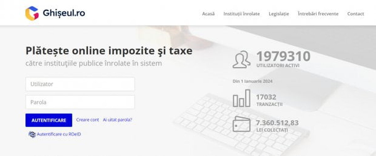 Cum poți plăti online taxele și impozitele, în anul 2024?