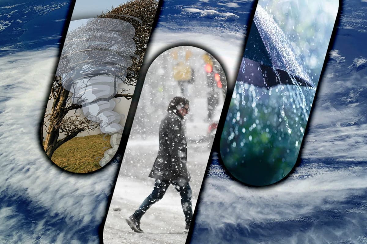 În România sunt anunţate fenomene meteo extreme: ninsori, vânt puternic şi ploi