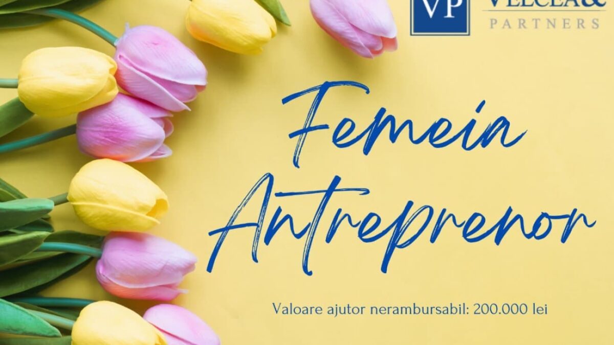 VELCEA & PARTNERS: Guvernul lansează programele FEMEIA ANTREPRENOR și START-UP NATION în 2024 femeia antreprenor1