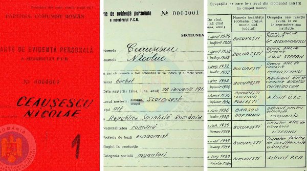 carnet partid nicolae ceausescu diplome doctor