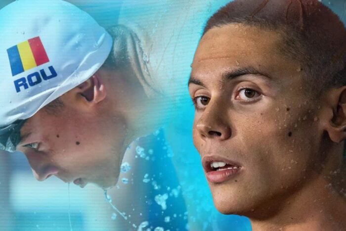 Victorie zdrobitoare pentru David Popovici. Doua medalii de aur in doua zile si un nou record doborat