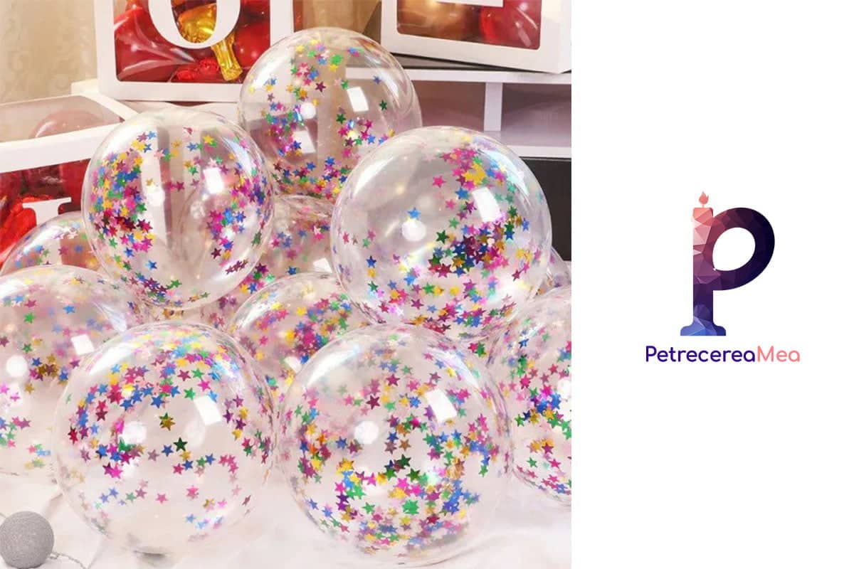 Băiat sau fată? Un gender reveal așa cum se cuvine. Vezi ce poți face cu baloane cu confetti