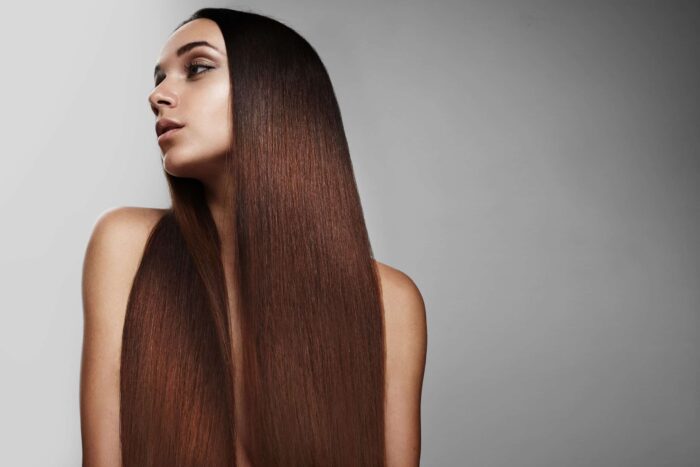 woman with redhead ideal straight hair scaled