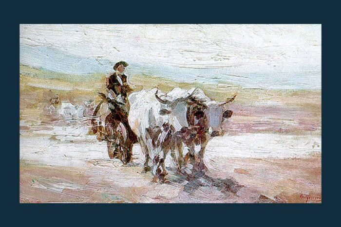 5 picturi celebre care evocă farmecul satului românesc carul cu boi de grigorescu
