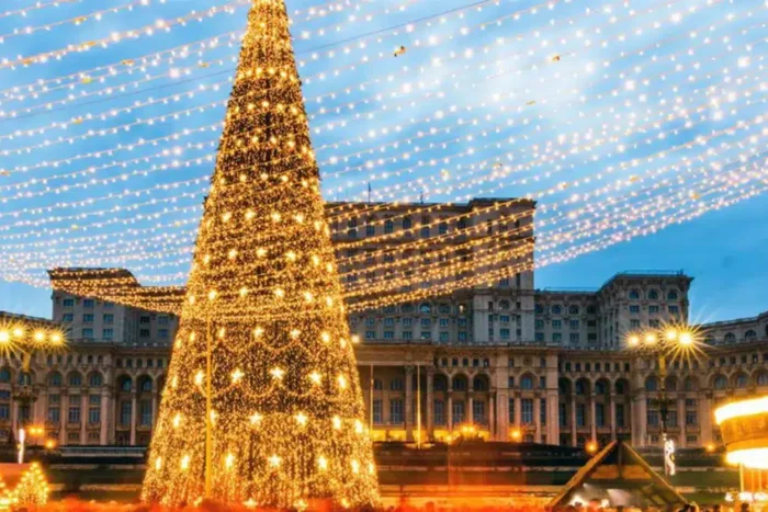 Bucurestiul se transforma in orasul lui Mos Craciun