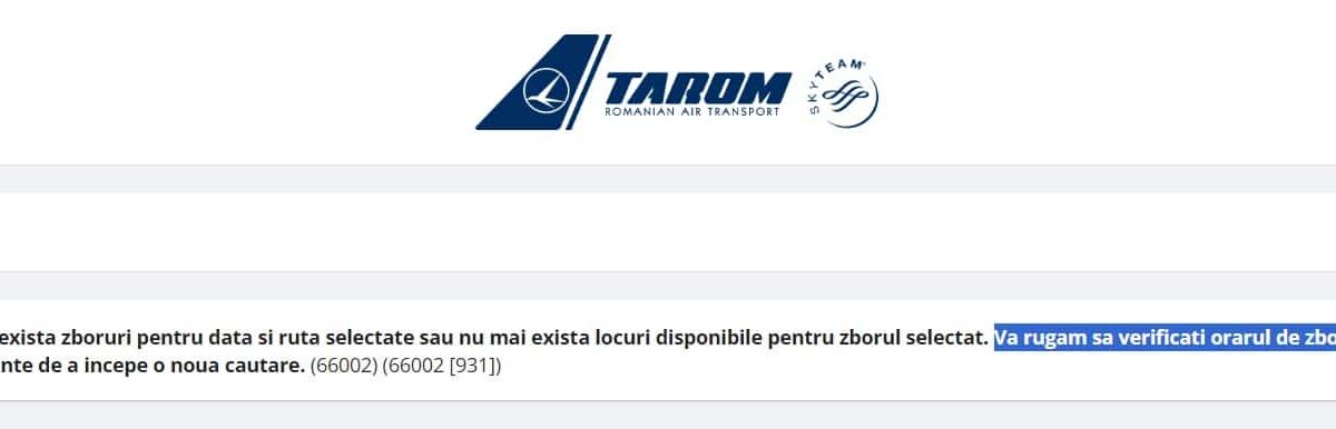 Compania aeriană Tarom a contractat un avion Airbus A320 de la compania Dan Air tarom nu exista zboruri