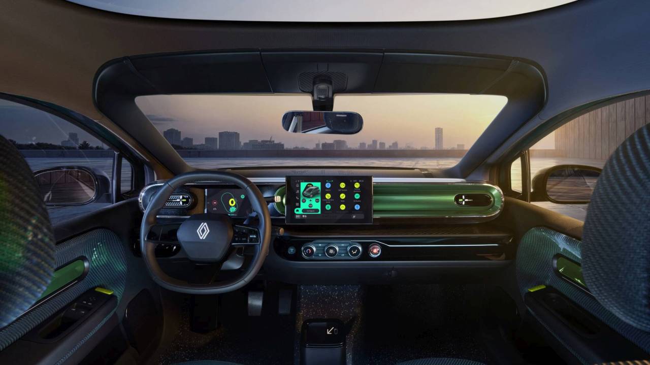 Compania Renault participă şi prezintă interiorul conceptului Twingo, la Salonul Auto de la Bruxelles