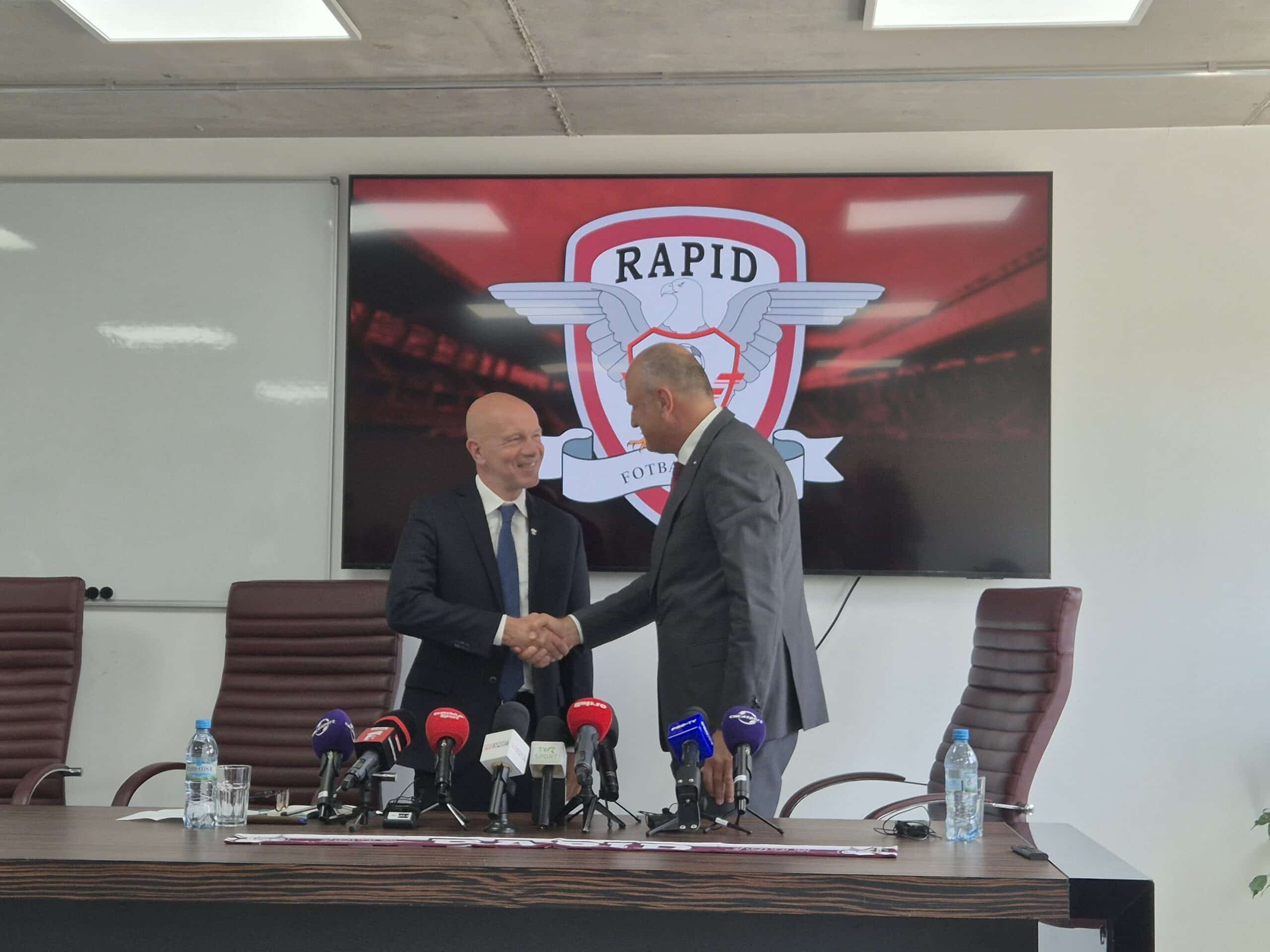La Rapid, Mauro Pederzoli va conta pe viziunea și abilitățile lui Cristi Chivu pentru a construi o echipă competitivă