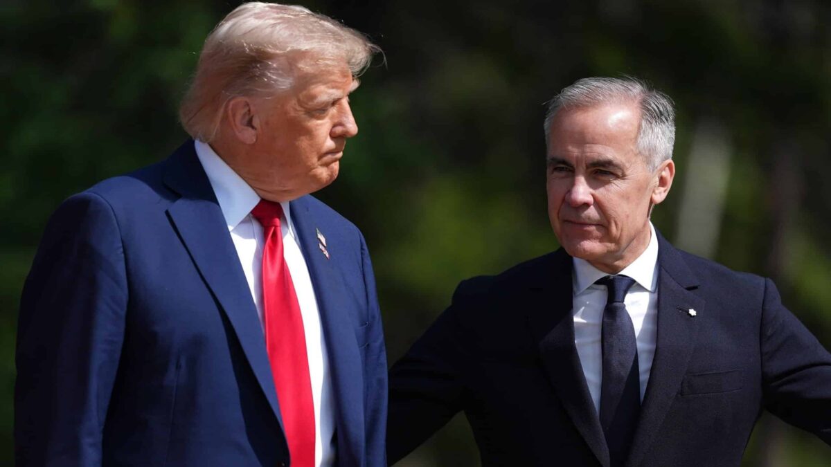donald trump mark carney summit g7 iunie 2025 scaled e1751265247104