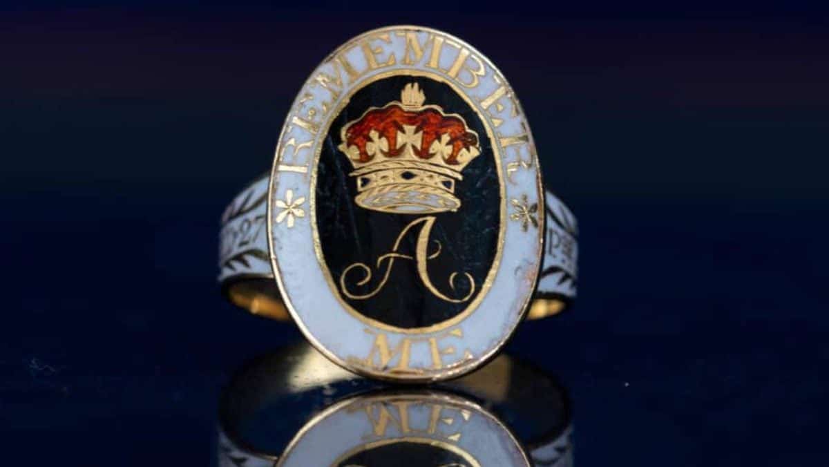 Un inel regal istoric a fost găsit într-un magazin second-hand inel printesa amelia e1748939122530