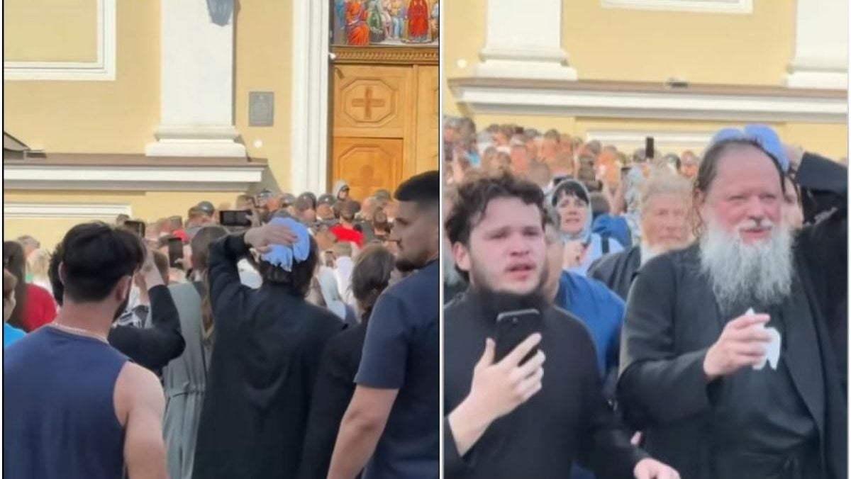În Ucraina, în Catedrala Mitropolitană din Cernăuți, preoții au fost bătuți și persoane rănite, de mai mulți tineri mascați
