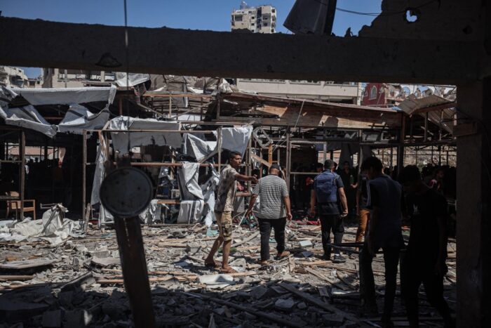 cafeneaua al baqa distrusa dupa ce a fost lovita de un atac aerian israelian foto hepta scaled