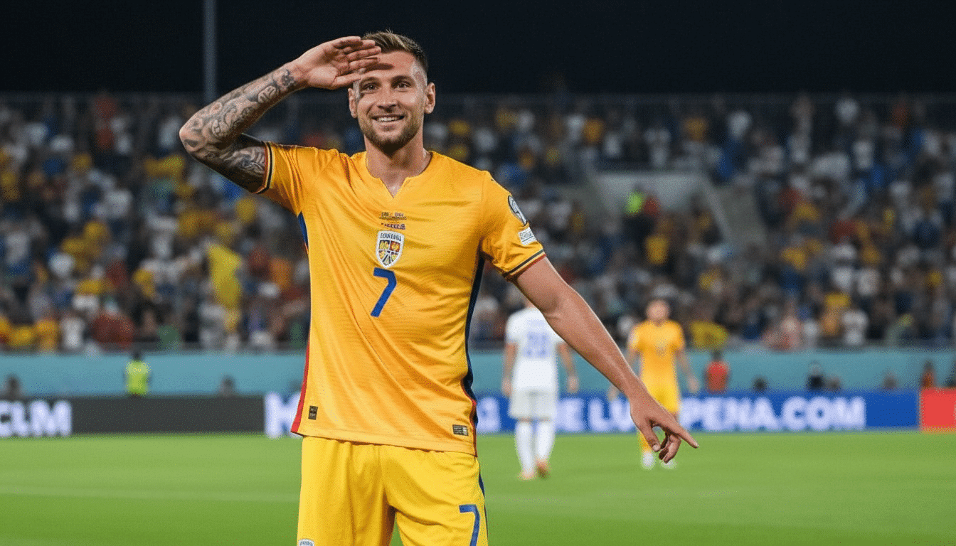 Echipa națională de fotbal a României a realizat un scor de egalitate cu Cipru