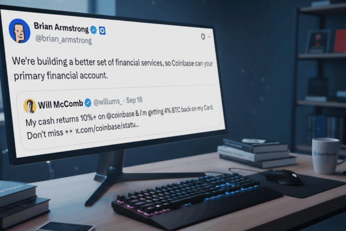Coinbase intenționează să înlocuiască băncile tradiționale cu o aplicație crypto featured image 537