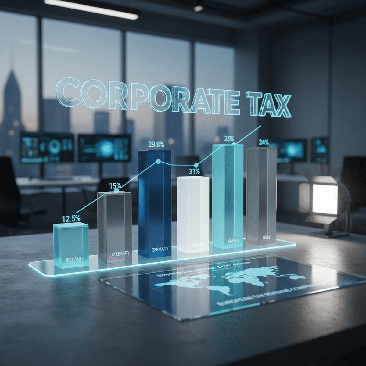 Care este contribuţia impozitul pe profit pentru veniturile statelor europene?