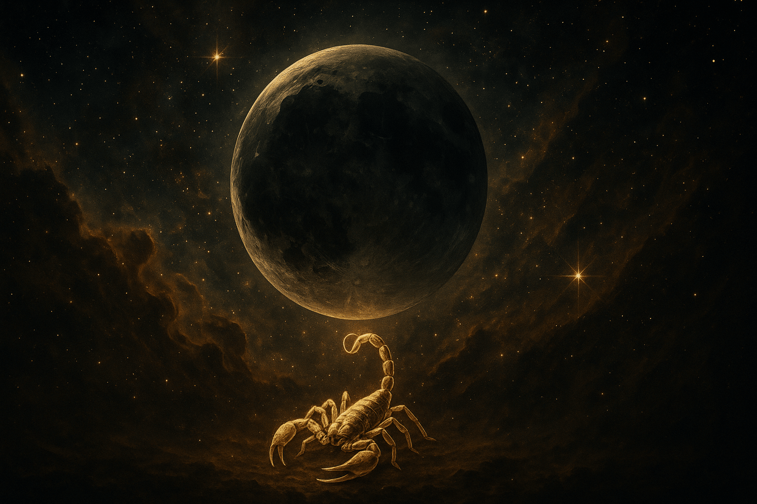 Luna Nouă în Scorpion din 21 octombrie – momentul transformării karmice. Ritualuri de manifestare