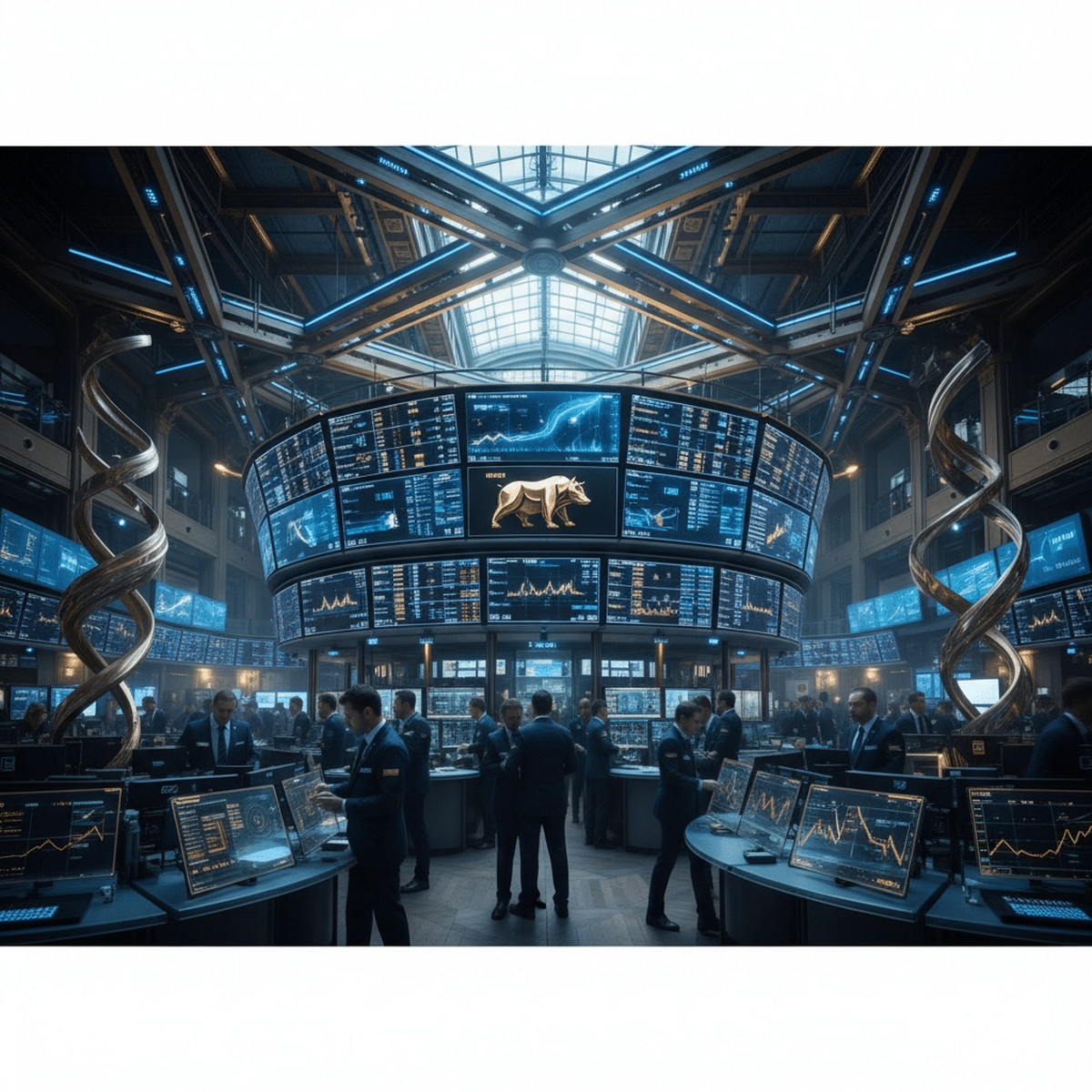 Care sunt sectoarele esonomice care susţin bursa din Londra?