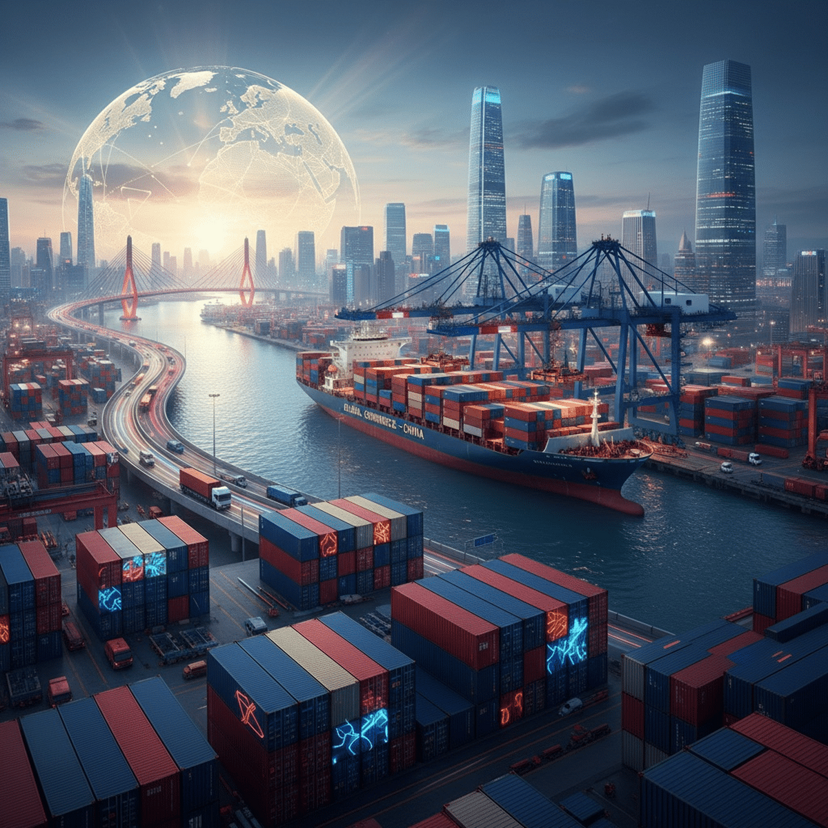 Exporturile Chinei cresc la nivel global, dar cresc şi tensiunile comerciale cu SUA