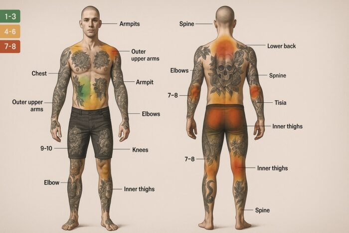 Harta durerii la tatuaje: zone ale corpului, scor 1–10 și vindecare jurnalulnational.ro Harta durerii la tatuaje zone ale corpului scor 1–10 si vindecare