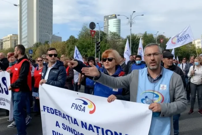 proteste sindicale in toata tara incident cu cutit la manifestatie.webp