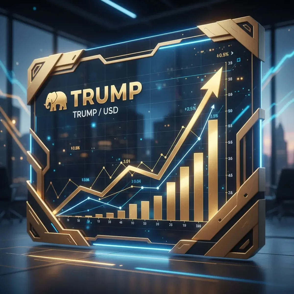 TRUMP memecoin surprinde piața după revenirea spectaculoasă