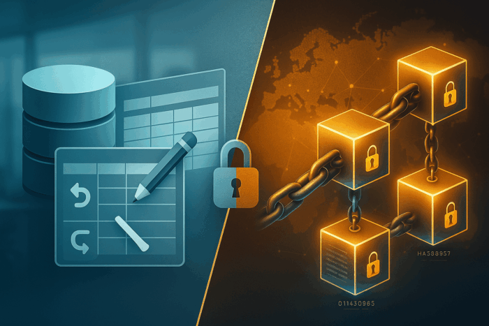 Imutabilitate vs. editabilitate cat de importanta este diferenta dintre blockchain si o baza de date