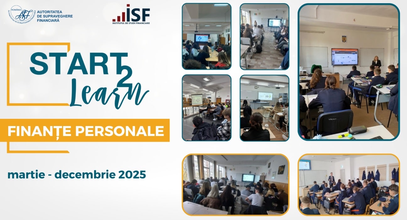 Mii de elevi de liceu au învățat gratuit cum să se descurce cu banii. Cum funcționează Start2Learn, programul ISF cu lectori de elită și exerciții practice