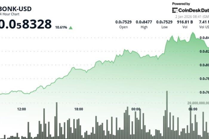 Care a fost evoluţia criptomonedei Bonk la sfârşitul anului 2025? bonk creste cu peste 10 dupa depasirea pragului tehnic