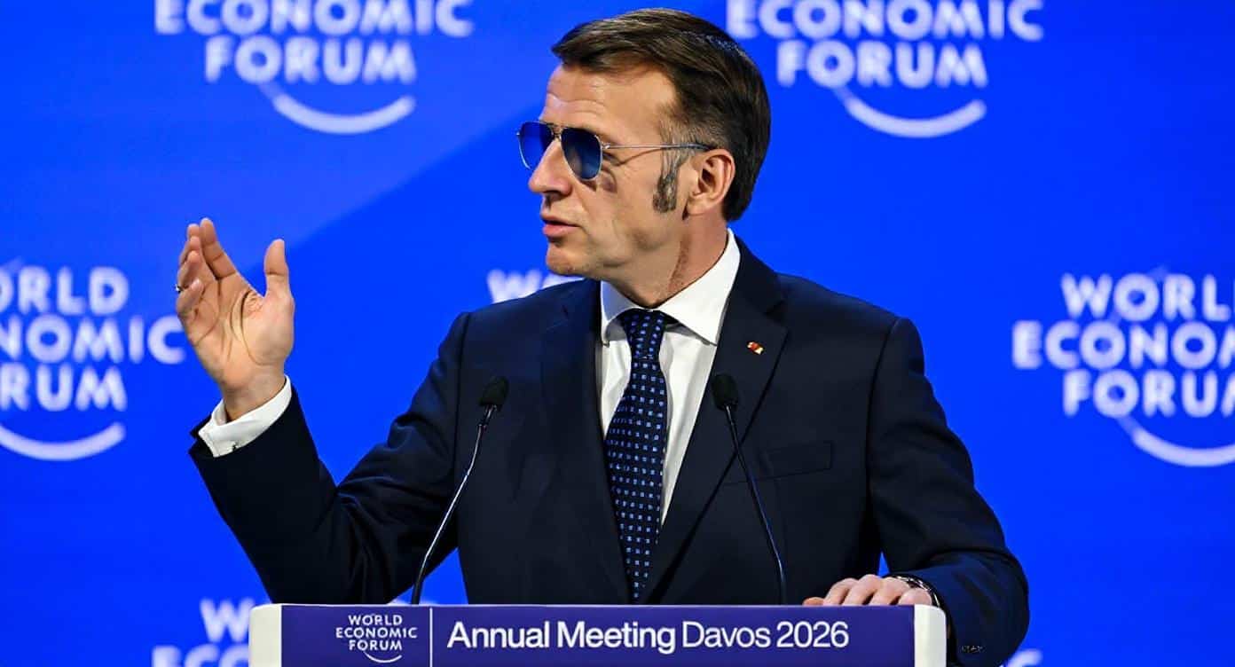Duel Macron-Trump la Davos. Franța avertizează: „Lumea alunecă spre anarhie”