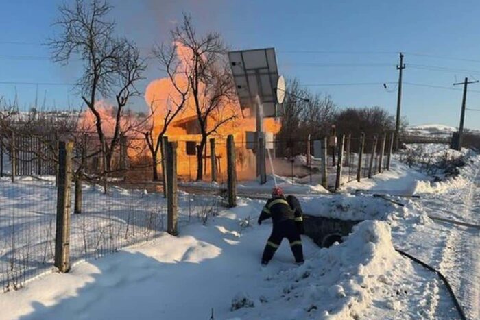 incendiu la o statie de gaz din mures un barbat cu arsuri la fata si maini