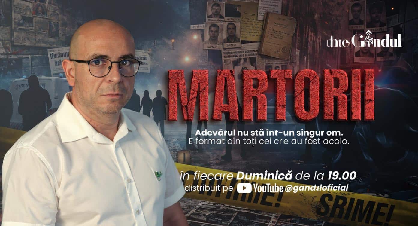 MARTORII, noua emisiune Gândul cu povești din lumea interlopă, debutează pe 1 februarie