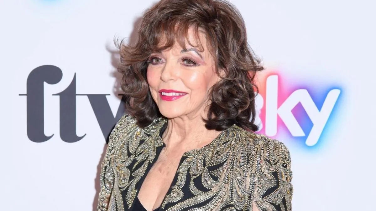 Actrița Joan Collins, 90 de ani, dezvăluie un sfat pentru ten tânăr