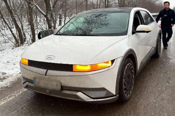 ioniq 5 de 170 000 lei furat si sofer cu mandat european prinsi la control