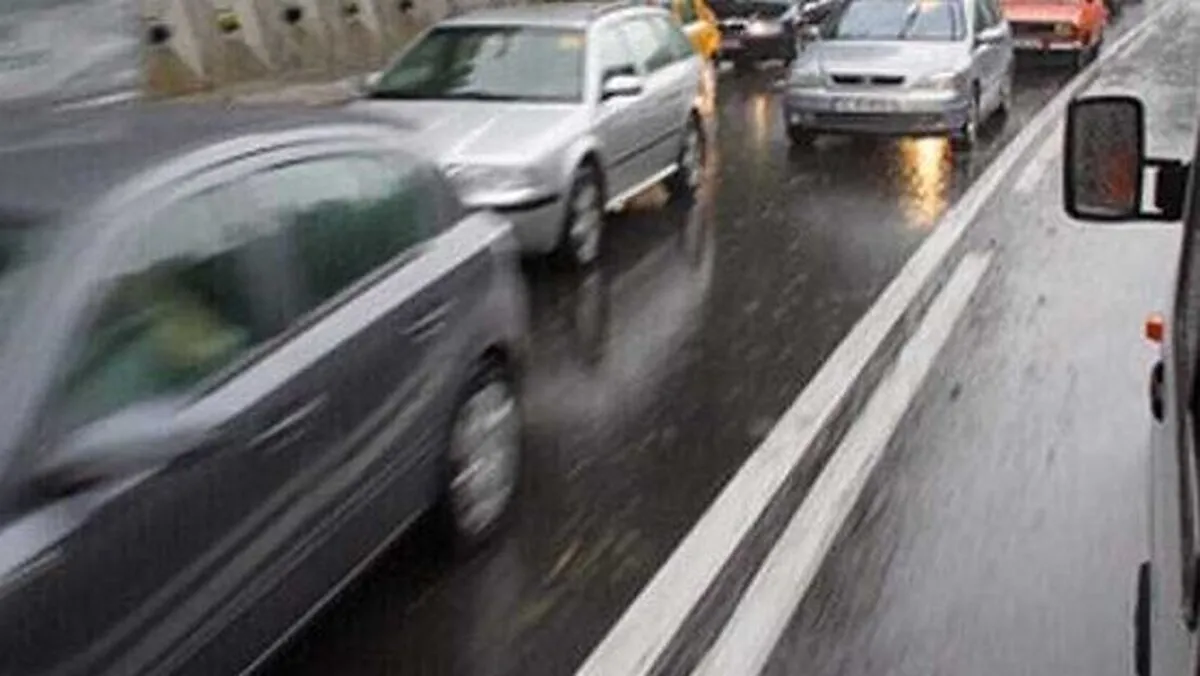 Trafic intens pe DN1, Valea Prahovei, la debutul vacanței școlare