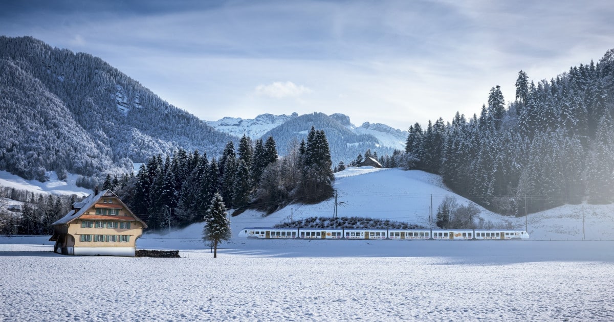 Tren cu 80 de pasageri, deraiat de o avalanșă în Elveția. Poliția: "Probabil sunt mulți răniți”