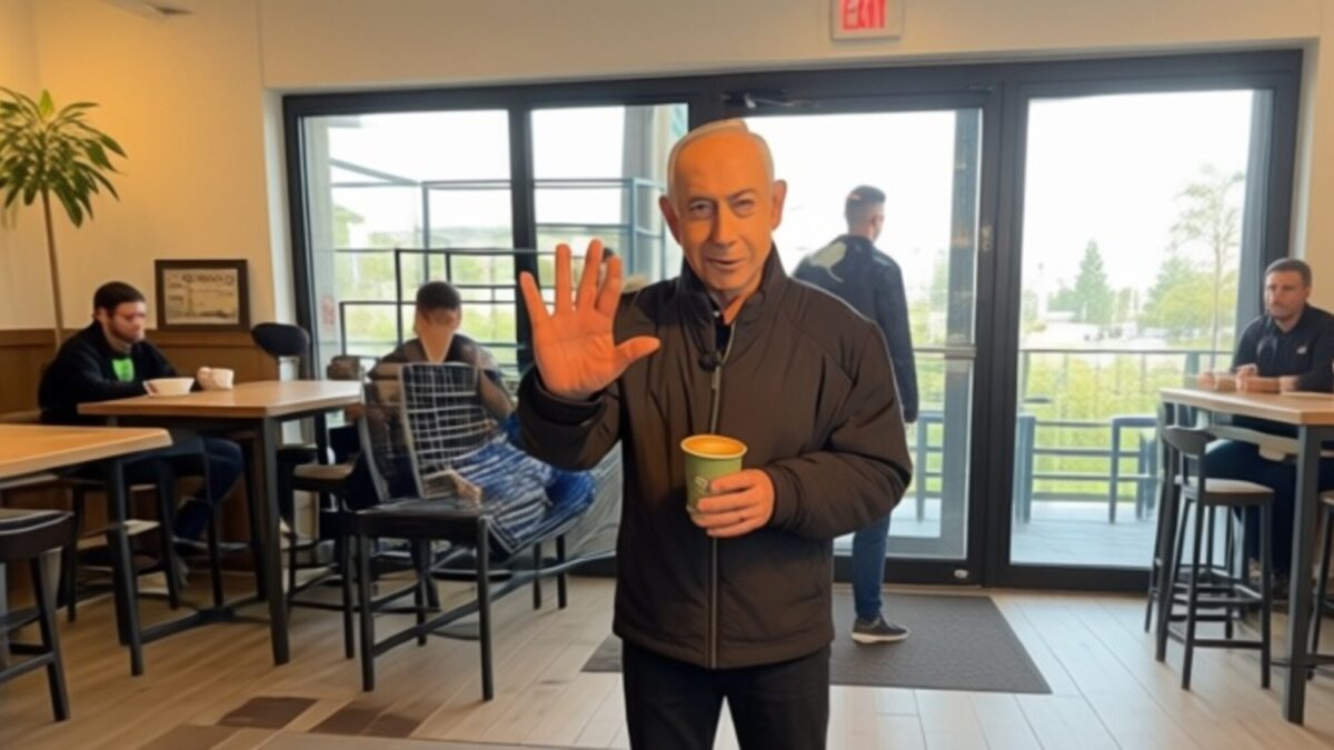 Netanyahu neagă zvonurile morții cu un video la cafea după acuzații de AI