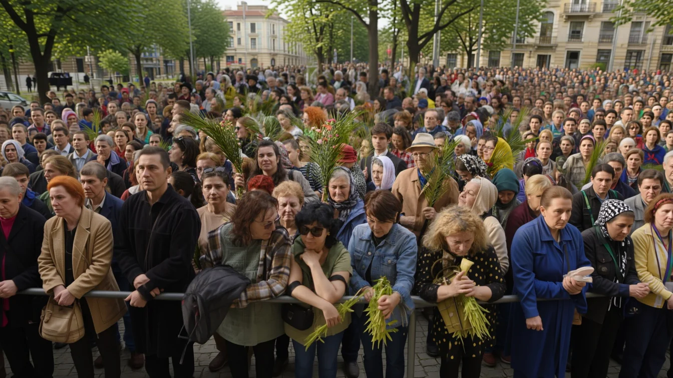 Floriile la catolici deschid Săptămâna Patimilor înainte de Paștele din 5 aprilie