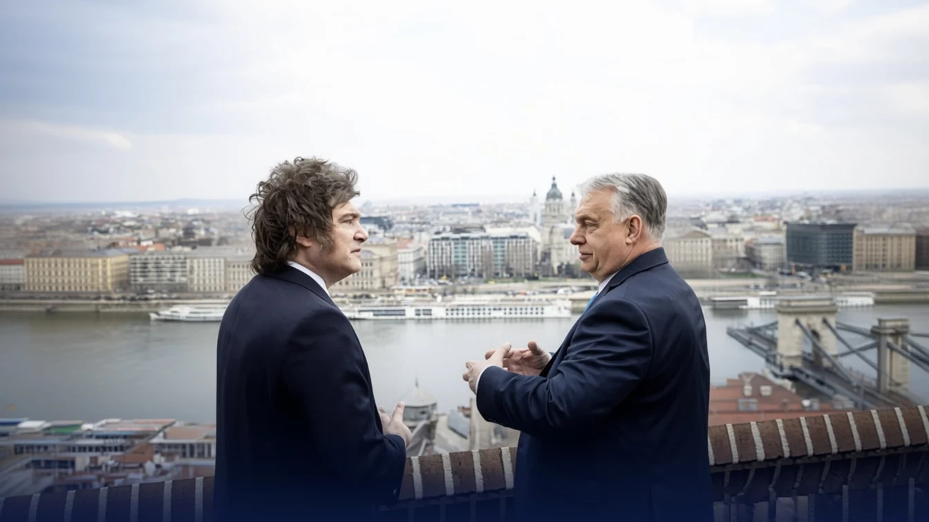 Javier Milei la Budapesta pentru Viktor Orbán susținut necondiționat de Trump