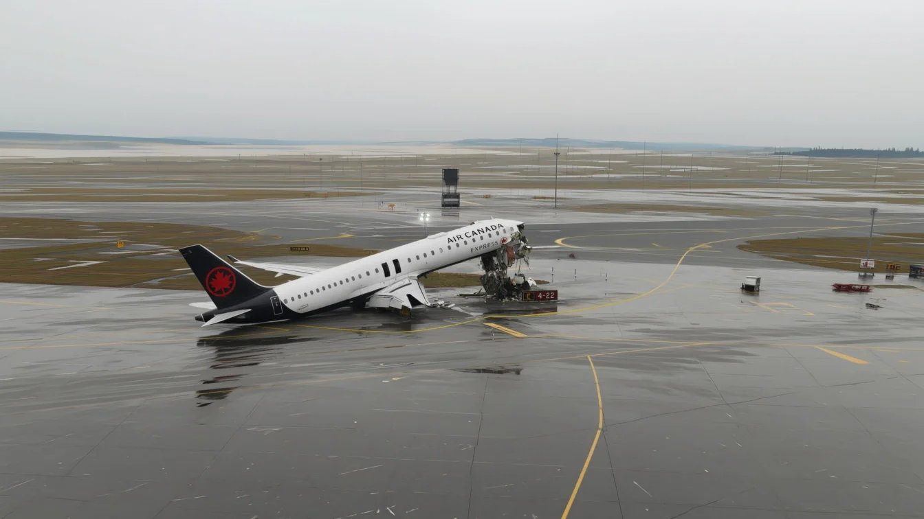 Miracol la New York însoțitoarea de bord aruncată din avionul Air Canada a supraviețuit