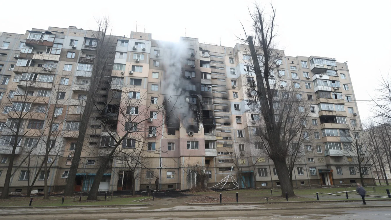 Odesa, sub un atac masiv cu drone rusești clădiri rezidențiale avariate