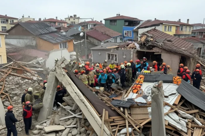 Explozie devastatoare în Istanbul. Două clădiri prăbușite și 5 victime sub dărâmături explozie Istanbul