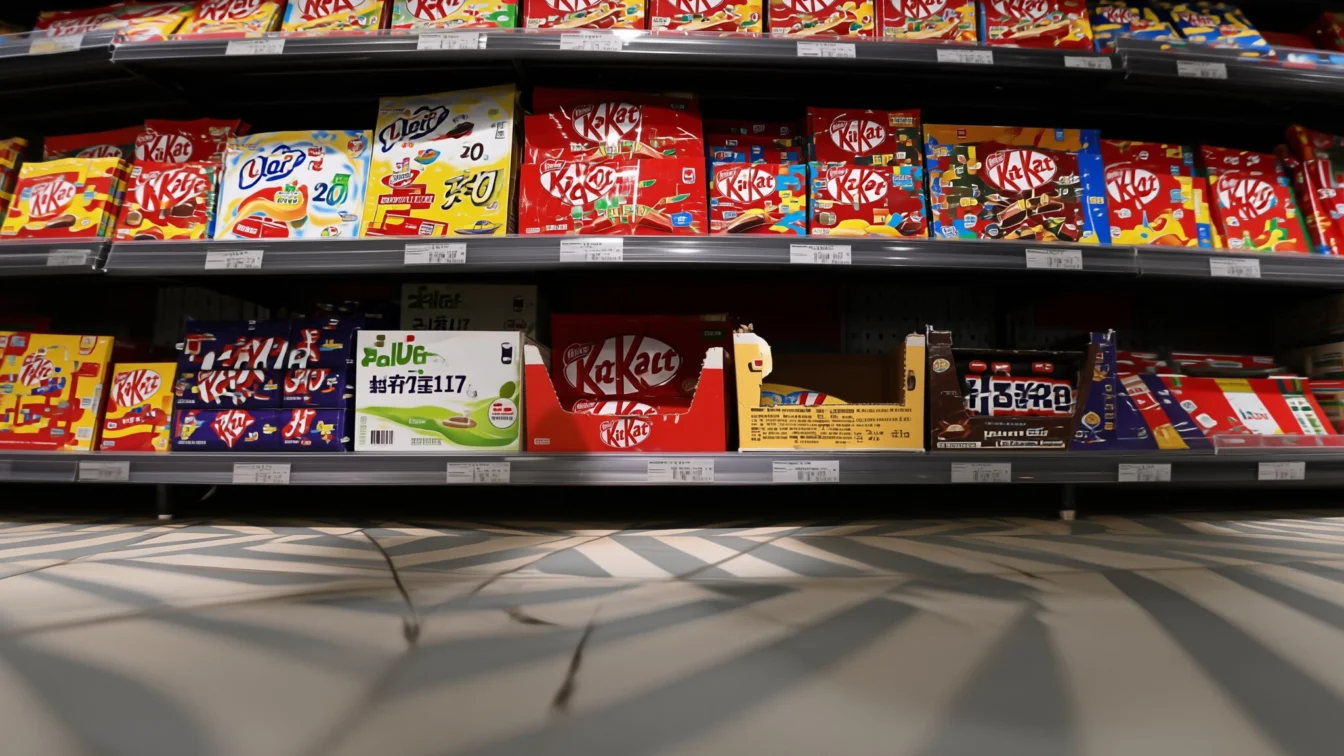 Jaful cu 12 tone de KitKat stârnește un val de glume pe internet