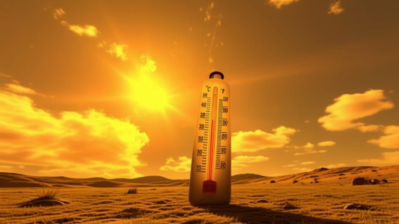 OMM anunță record absolut de căldură cu 1,55°C peste media preindustrială
