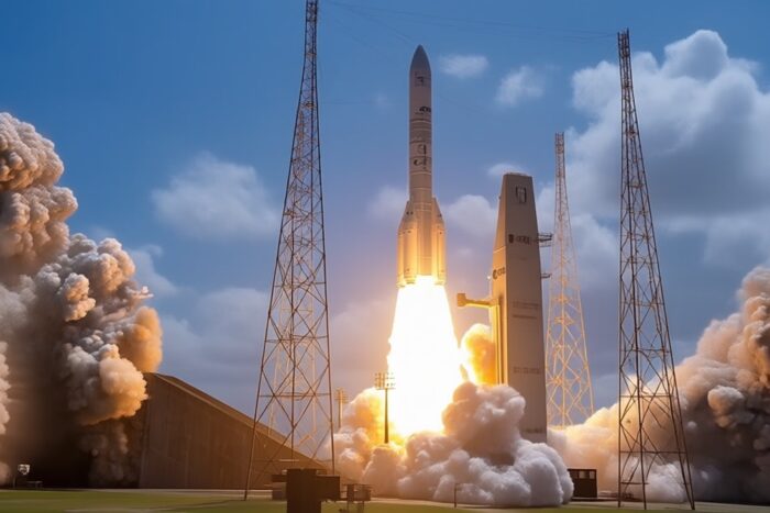 Sateliții Amazon ajung în orbită pe racheta Ariane 64 într-o misiune de succes satelitii amazon ajung in orbita pe racheta ariane 64 intr o misiune de succes 1772806981