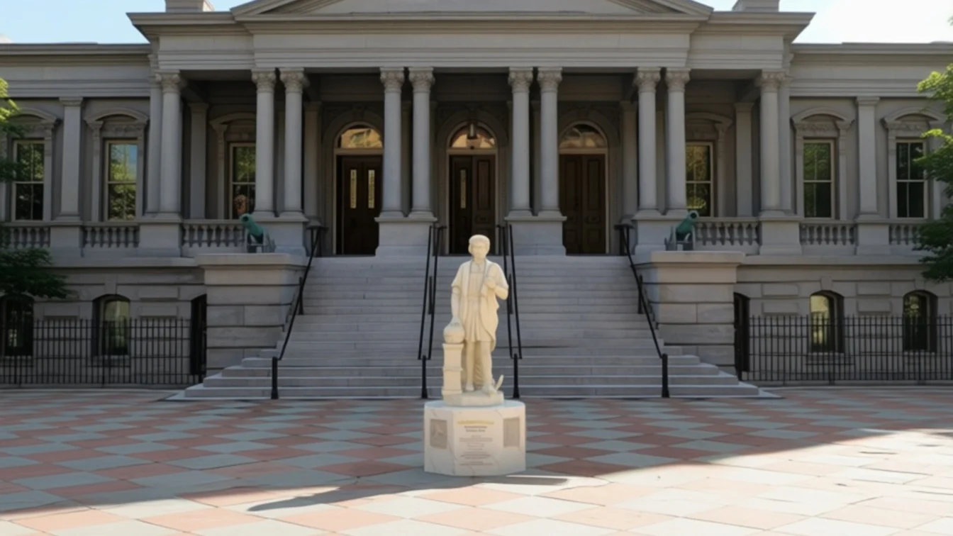 Donald Trump instalează o statuie a lui Columb chiar lângă Casa Albă