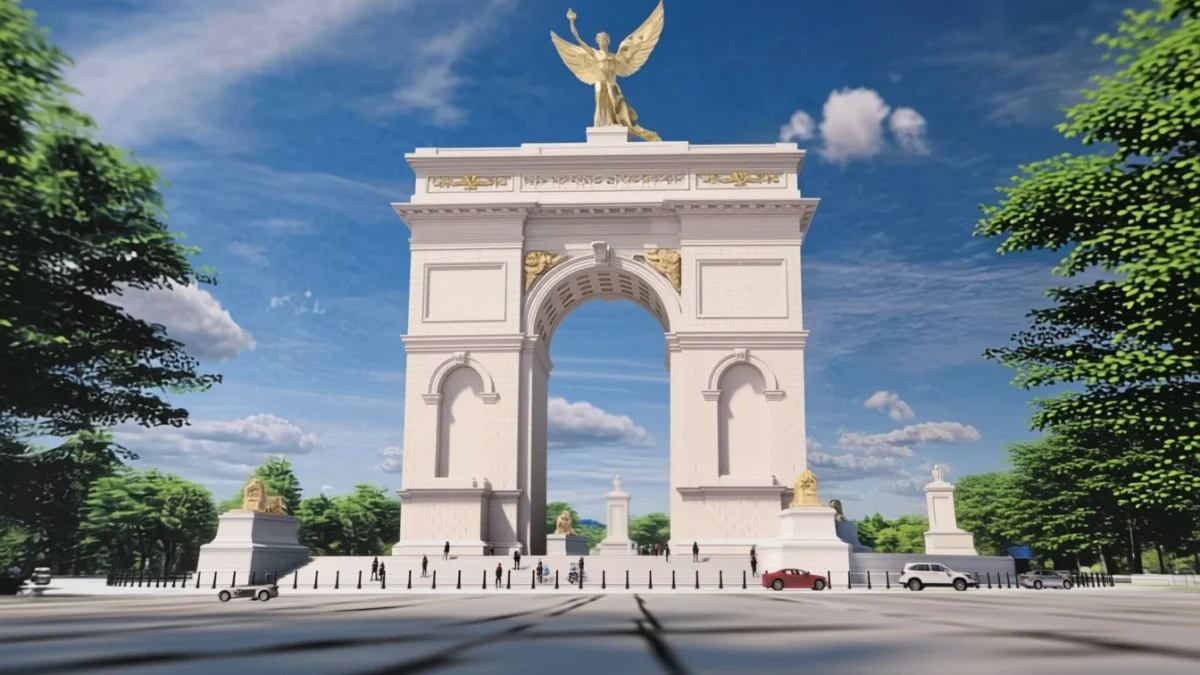 Planul lui Trump un Arc de Triumf de trei ori mai înalt ca cel din București Arc de Triumf Washington