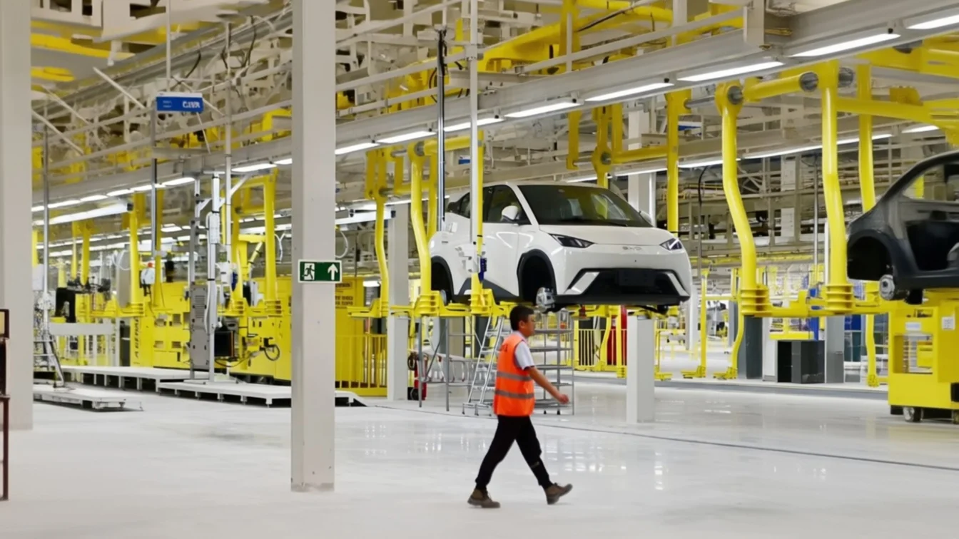 BYD anunta vanzari in scadere cu 30% si a concediat deja 100.000 de angajati