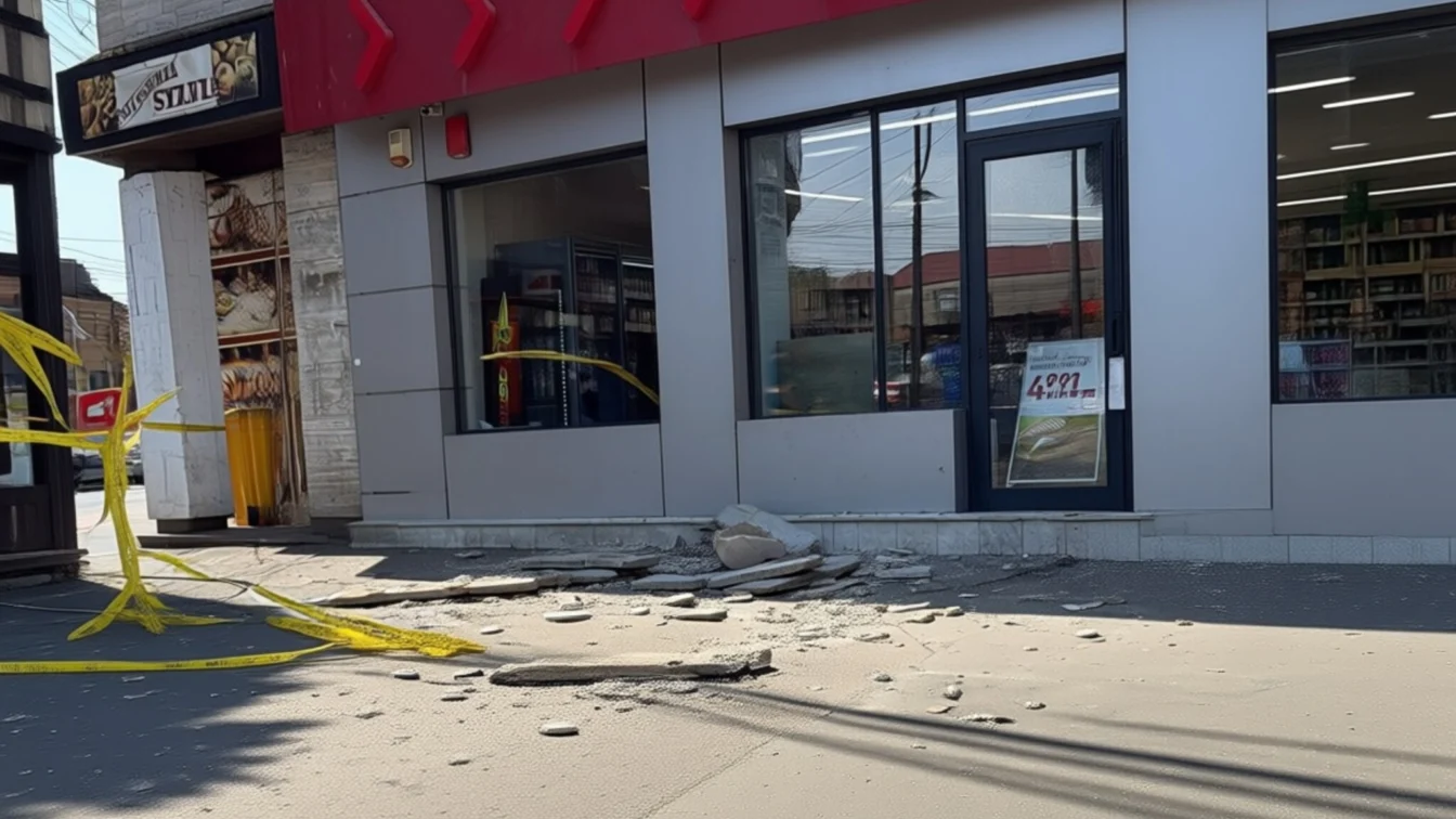 Dominic Fritz anunță amenzi dure după ce bucăți de beton au căzut pe un trotuar