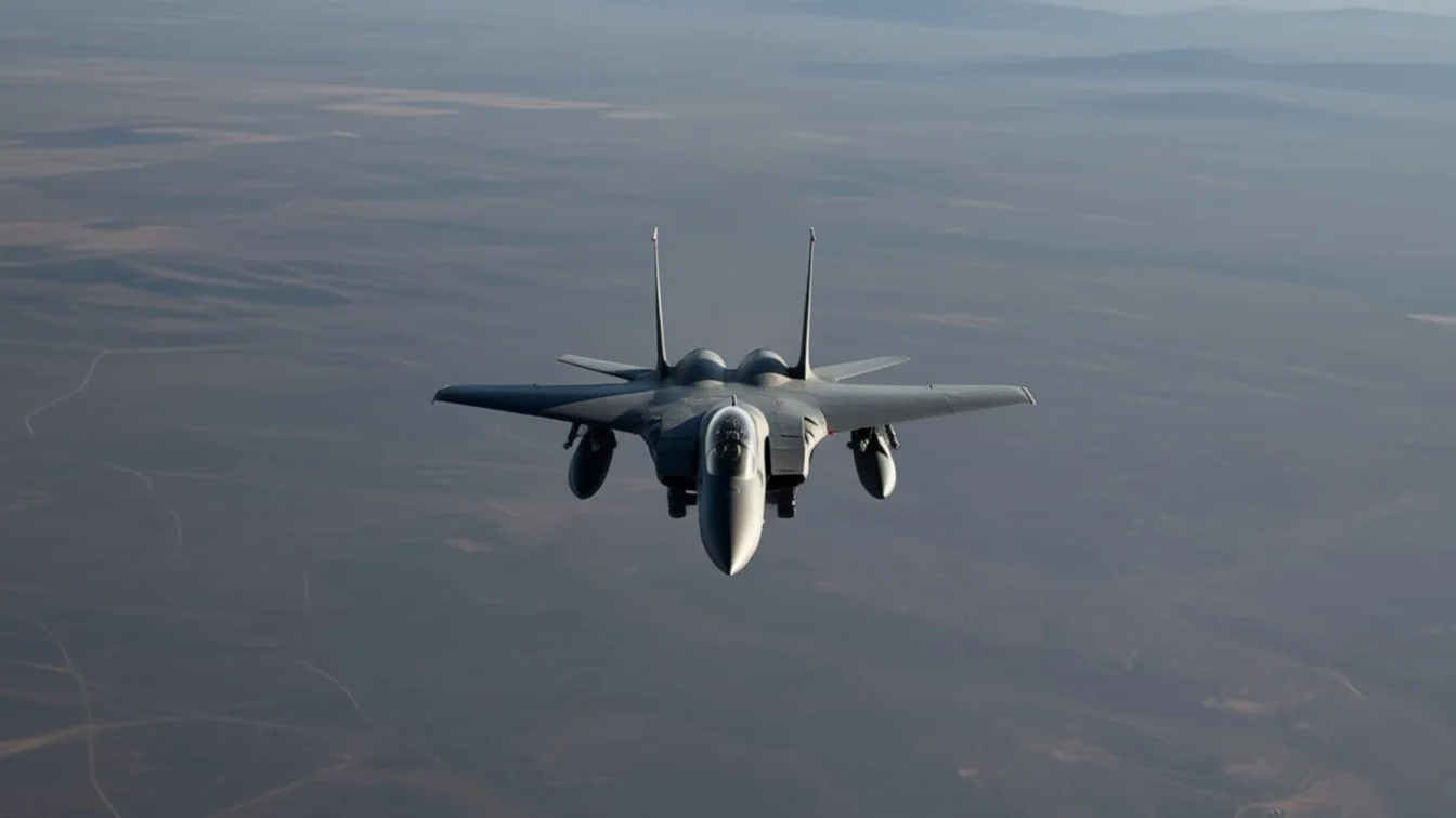 Un avion F-15E american prăbușit în Iran cursă disperată pentru recuperarea celor 2 piloți