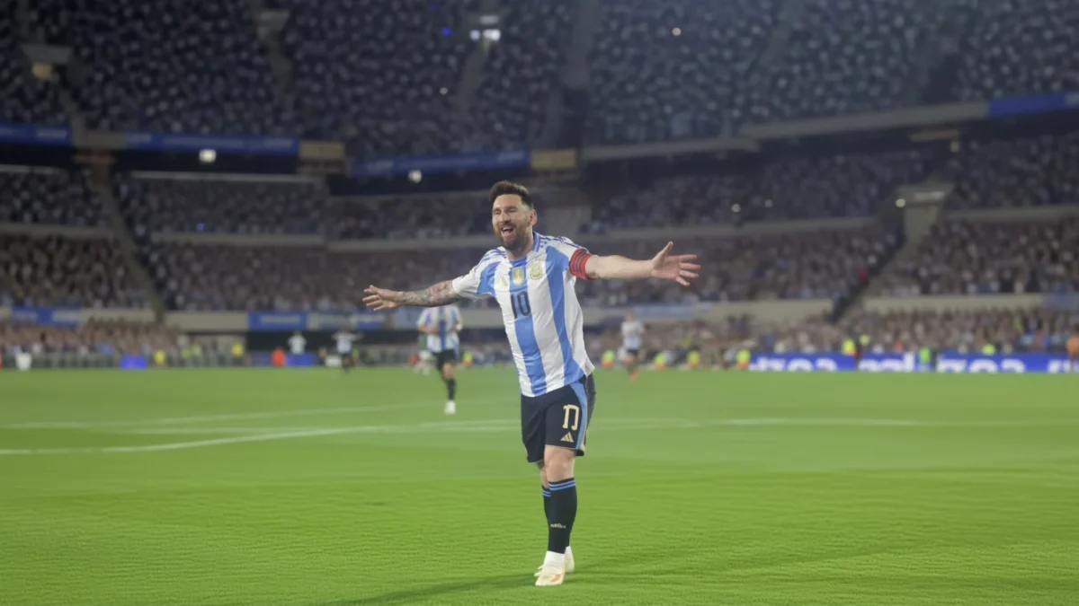Lionel Messi marchează de 21 de ani la națională în victoria cu 5 la 0 Lionel Messi